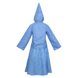 Cinderella Fairy Godmother Women Blue Outfit Cosplay Costume Halloween Carnival Party Suit