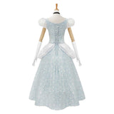 Cinderella Light Blue Dress Cosplay Costume Halloween Carnival Party Suit