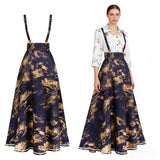 Clair Obscur Clair‌ Black Dress Cosplay Costume Halloween Carnival Party Suit