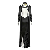 Clair Obscur Lune Women Black Outfit Cosplay Costume Halloween Carnival Party Suit