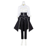 Clair Obscur Maelle Cosplay Black White Costume Halloween Carnival Party Suit
