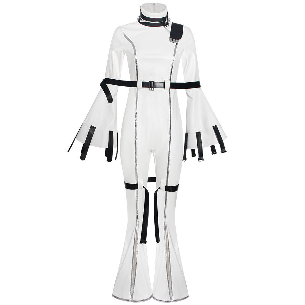 Code Geass C.C. White Outfit Cosplay Costume Halloween Carnival Party ...