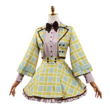 Code Geass C.C. Women Green Plaid Skirt Cosplay Costume Halloween Carnival Party Suit