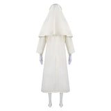 Conjuring The Nun Women White Outfit Cosplay Costume Halloween Carnival Party Suit