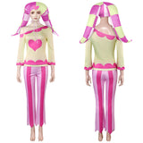 Helluva Boss fizzarolli Cosplay Costume Female Yellow Pink Suit Halloween Carnival Suit Helluva Boss