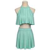 Cosmic Princess Kaguya Iroha Sakayori Cosplay Green Swimsuit Halloween Carnival Party Suit