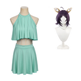 Cosmic Princess Kaguya Iroha Sakayori Cosplay Green Swimsuit Halloween Carnival Party Suit