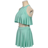 Cosmic Princess Kaguya Iroha Sakayori Cosplay Green Swimsuit Halloween Carnival Party Suit