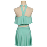 Cosmic Princess Kaguya Iroha Sakayori Cosplay Green Swimsuit Halloween Carnival Party Suit