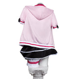 Cosmic Princess Kaguya Noi Komazawa Pink Black Outfit Cosplay Costume Halloween Carnival Party Suit