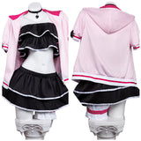 Cosmic Princess Kaguya Noi Komazawa Pink Black Outfit Cosplay Costume Halloween Carnival Party Suit