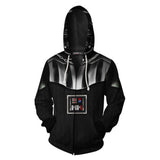 Darth Vader Cosplay Hoodie 3D Printed Cosplay Black Hoodie For Unisex Adult Man Female Halloween Carnival Suit