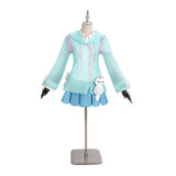 Overwatch OW Costume Kiriko Cosplay Blue Dress Outifit For Adult Female Halloween Carnival Suit