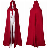 Princess Snow Cosplay Costume Unisex Red Cloak Halloween Carnival Suit
