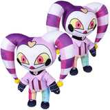 Helluva Boss Fizzarolli Cosplay Plush Toys Unisex Purple Cartoon Soft Stuffed Dolls Mascot Birthday Xmas Gift