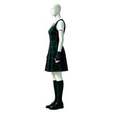 Coven Academy Sasha Women Green Dress Cosplay Costume Halloween Carnival Party Suit