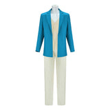 Coyote vs. Acme Foghorn Leghorn Blue Suit Cosplay Costume Halloween Carnival Party Suit