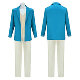 Coyote vs. Acme Foghorn Leghorn Blue Suit Cosplay Costume Halloween Carnival Party Suit