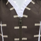 Crimson Desert Damiane Women Brown Outfit Cosplay Costume Halloween Carnival Party Suit