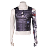 Cyberpunk Johnny Silverhand Printed Tops Cosplay Costume Outfits
