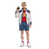 Cyberpunk Roman Carax White Coat Outfit Cosplay Costume Halloween Carnival Party Suit
