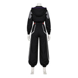 Cyberpunk Talia Yang Women Black Outfit Cosplay Costume Halloween Carnival Party Suit