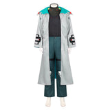Cyberpunk Weak Kingsley Sliver Trench Coat Set Cosplay Costume Halloween Carnival Party Suit