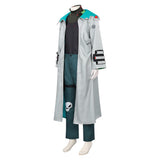 Cyberpunk Weak Kingsley Sliver Trench Coat Set Cosplay Costume Halloween Carnival Party Suit