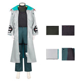 Cyberpunk Weak Kingsley Sliver Trench Coat Set Cosplay Costume Halloween Carnival Party Suit