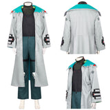 Cyberpunk Weak Kingsley Sliver Trench Coat Set Cosplay Costume Halloween Carnival Party Suit