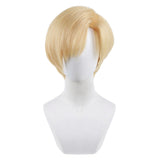 Cyberpunk: Edgerunners Roman Carax Cosplay Wig Heat Resistant Synthetic Hair Carnival Halloween Party Props