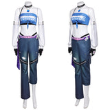 Overwatch OW Costume D.VA Cosplay Blue Suit For Adult Female Halloween Carnival Suit