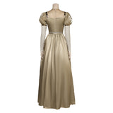Damsel Princess Elodie Gold Gown Dress Cosplay Costume Outfits Halloween Carnival Suit