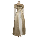 Damsel Princess Elodie Gold Gown Dress Cosplay Costume Outfits Halloween Carnival Suit