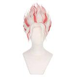 DANDADAN Cosplay Ken Takakura Okarun White Wig For Unisex Adult Man Female Halloween Carnival Suit