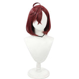 DANDADAN Momo Cosplay Red Hair Wig Halloween Carnival Party Props Accessories