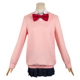 Dandadan Ayase Momo Pink School Uniform Set Cosplay Costume Outfits