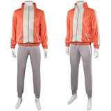 DANDADAN Costume Jiji Cosplay Orange Suit For Adult Man Halloween Carnival Suit