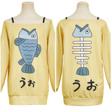 DANDADAN Costume Momo Cosplay Yellow Hoodie For Unisex Adult Halloween Carnival Suit
