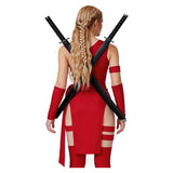 Daredevil Elektra Natchios Cosplay Red Costume Halloween Carnival Party Suit
