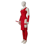 Daredevil Elektra Natchios Cosplay Red Costume Halloween Carnival Party Suit