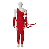Daredevil Elektra Natchios Cosplay Red Costume Halloween Carnival Party Suit