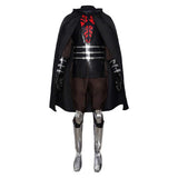 Darth Maul Black Outfit with Cape Cosplay Costume Halloween Carnival Party Suit