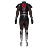 Darth Maul Black Outfit with Cape Cosplay Costume Halloween Carnival Party Suit
