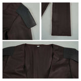 Darth Maul Black Outfit with Cape Cosplay Costume Halloween Carnival Party Suit