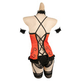 Date A Live Kurumi Tokisaki Sexy Red Lingerie Cosplay Costume Outfits Halloween Carnival Suit
