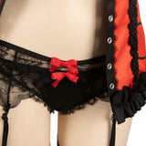 Date A Live Kurumi Tokisaki Sexy Red Lingerie Cosplay Costume Outfits Halloween Carnival Suit