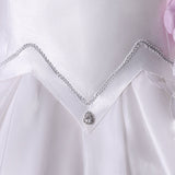 DATE A LIVE Tokisaki Kurumi White Dress Cosplay Costume Halloween Carnival Party Suit