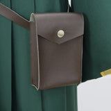 Dead Account Kiyomi Urusugawa Green Cosplay Costume Halloween Carnival Party Suit