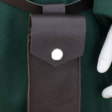 Dead Account Souji Enishiro Green Cosplay Costume Halloween Carnival Party Suit   